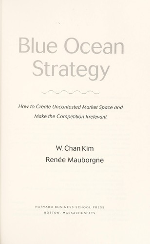 Blue Ocean Strategy cover